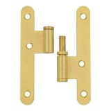 PERNIO MOD. 409 C - 95mm ACERO LATONADO DERECHA